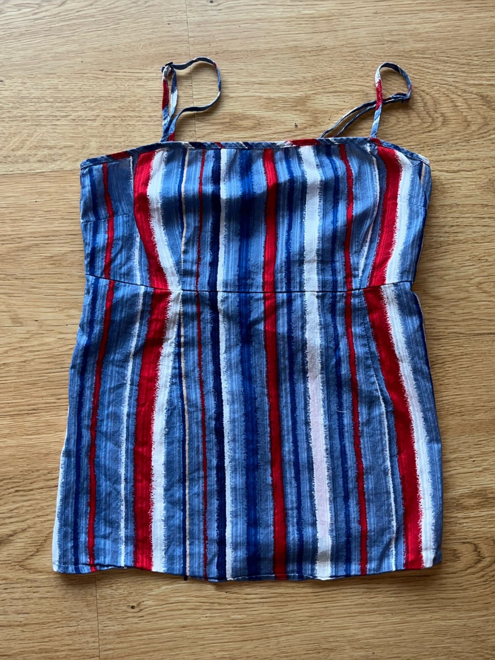Marc by Marc Jacobs Striped Bluebell Tank Blue/Red/White Zip 0